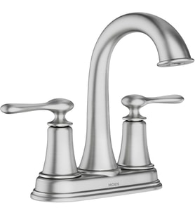 Moen 84092Srn Ellicott 4 "Lavabo Bataryası, Spot Dirençli Fırçalanmış Nikel (Çok Renkli)
