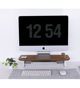 Küçük Monitör Standı (Meşe)