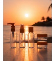 Mey İthalat® Seyahat Boy 5’li Kozmetik Dolum Seti 30 ml Sızdırmaz Tasarım