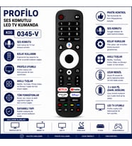 Profilo 0345-V TV Kumandası