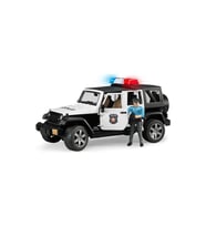 Bruder Jeep Wrangler U.R. Polis Aracı Ve Memur 02526 Lisanslı Ürün
