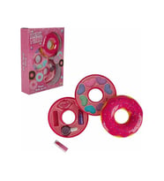 Pretty Pinky Donut Şekilli 2 Katlı Makyaj Güzellik Seti