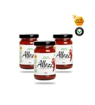 Allezz 3'lü Közlenmiş Acı Biber Sosu Paketi - Normal Acı (Mild)