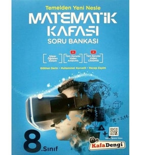 8. Sınıf LGS Matematik Kafası Tümü Video Çözümlü Soru Bankası Kafa Dengi Yayınları