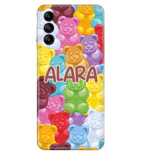 Samsung Galaxy A32 A52 A53 A73 A71 A51 A33 A35 A37 A36 Kılıf İsim Yazılı Kişiye Özel - Model-15 (Çok Renkli)
