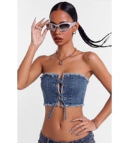 Mavi Crop Jean Büstiyer