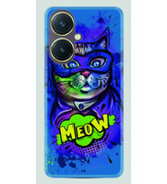 Vivo Y27 Kılıf Silikon Desen Özel Seri Super Meow 1715