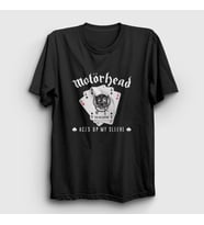 Presmono Unisex Siyah Aces Motörhead T-Shirt 68269tt