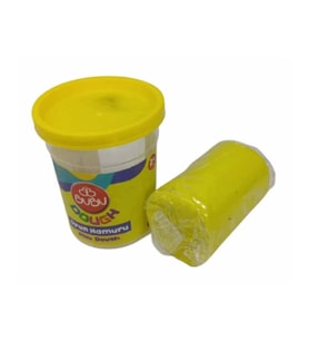 Bubu Tek Renk Oyun Hamuru 125 gr Sarı 