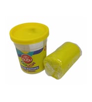 Bubu Tek Renk Oyun Hamuru 125 gr Sarı 