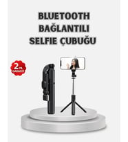 Kablosuz Bluetooth Selfie Çubuğu – 360° Dönebilir Başlık, Taşınabilir ve Şık Tasarım