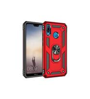 Huawei P20 Lite Uyumlu Kılıf Zore Vega Kapak (Kırmızı)