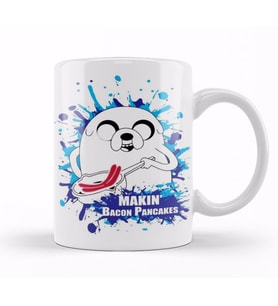 Adventure  Time Bacon Pancakes  Kupa Bardak Porselen