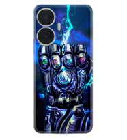 C55 Uyumlu Kılıf Silikon Desen Özel Seri Thunder Play 1760