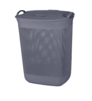 Klassy Damla Büyük Boy Kirli Çamaşır Sepeti – 65 Lt (Gri)