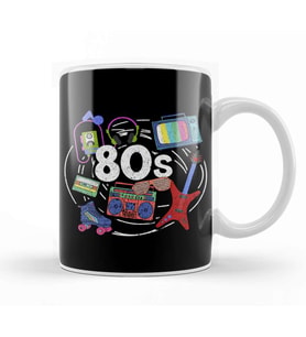 Awesome Retro 80s Vintage Throwback Novelty Kupa Bardak Porselen