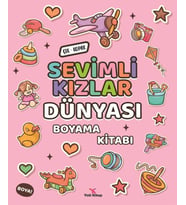 Sevimli Kızlar Dünyası Boyama Kitabı