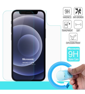Microsonic Apple iPhone 12 Ön + Arka Nano Cam Ekran Koruyucu