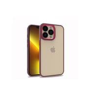 Apple iPhone 13 Pro Uyumlu Kılıf Zore Flora Kapak (Kırmızı)