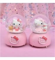 Hello Kitty Işıklı Müzikli Kar Küresi Orta Boy Model 4