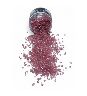 Epoksi Çalışmalarınız İçin Parlak Cam Kırıkları 2-4 mm ŞEKER PEMBE 100 gr