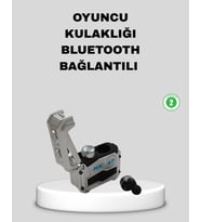 Ipx5 Su Geçirmez Kablosuz Bluetooth Kulaklık – Şarj Kutulu, Düşük Gecikmeli Oyun Modu