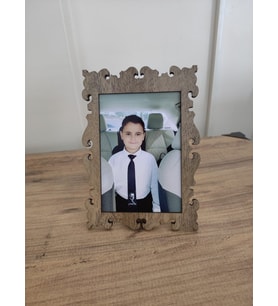 Ahşap Fotoğraf Çerçevesi 10x15 cm Dekoratif, Masa Üstü Çerçeve