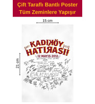 Kadıköy Hatırası Anıs, Çift Taraflı Bantlı, Tüm Zeminlere Yapışır, (15 x 21 cm)ı