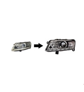 Audi A6 Led Far DÖnüşüm Seti 2005 Sonrası-2008 Sonrası Uyumlu