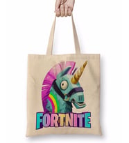 Fortinite Unicorn Shirt Unicornio Fortinite Bez Çanta Uzun Saplı