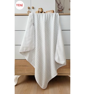 Peluş Welsoft kışlık-Baharlık Çift Taraflı katlı kız-erkek Bebek Battaniyes