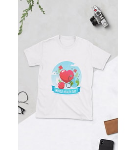 Dünya Kalp Günü Tasarımlı T-shirt