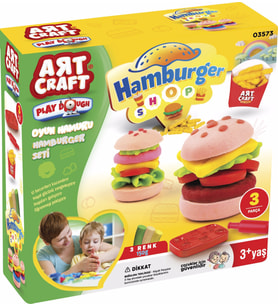 Art Craft Hamburger Set Oyun Hamuru 150 gr 5735 (Karışık)