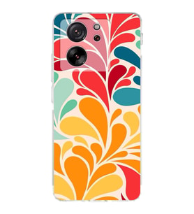 PrintiFy Xiaomi Mi 13T ile Uyumlu Retro Color 5  Kamera Korumalı Şeffaf  Kılıf