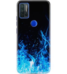 Reeder P13 Blue Max Pro Kılıf Silikon Desen Blue Fire 1678