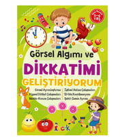 Locrk Çocuk - Görsel Algımı Ve Dikkatimi Geliştiriyorum 5-6 Yaş