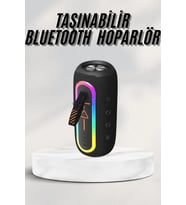 Mey İthalat® Kablosuz Bluetooth Hoparlör Taşınabilir Çoklu Bağlantılı Özelliği