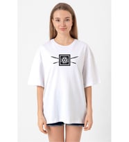 The Wheel Of Time Aiel Beyaz Kadın Oversize Tshirt