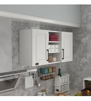 Kenzlife hazır mutfak dolabı pırasa90 byz mod1 90*120*32 mebran kapak suntalam gövde (Karışık)