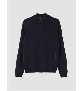 LCWAIKIKI Classic Lacivert Regular Fit Dik Yaka Erkek Triko Hırka