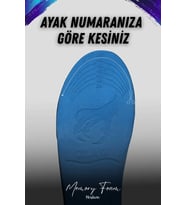 36-40 numara uyumlu Elegance Pro+ Ortopedik (Hafızalı) Memory Foam Tabanlık