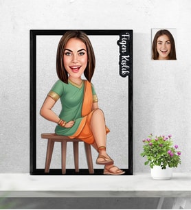 Kişiye Özel 3D  Ahşap Tablo Kadıı Model 30x40 -31
