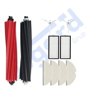 ROBOROCK Q5, Q5+, Q5 PRO,Q5 PRO+ UYUMLU 1 Ana Fırça 2 Yan Fırça 2 Filtre 4 Mop PKT-iasgf0000462