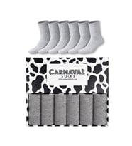 Carnaval Terry Melanj 6’lı Unisex Soket Çorap Seti