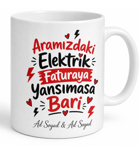 Aramızdaki Elektrik Faturaya Yansımasa Bari Esprili Çift Kupası Hediye