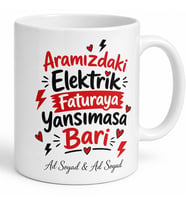 Aramızdaki Elektrik Faturaya Yansımasa Bari Esprili Çift Kupası Hediye