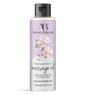 Aurora Boreale Beyaz Çiçek Aromalı Masaj Yağı 150 ML