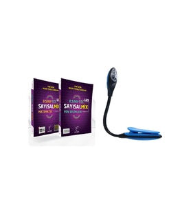 Karekök Yayınları 8 Sınıf Güçlendiren Sayısal MIX Yeni Nesil Sorular + Kitap Okuma Işığı Hediye (Çok Renkli)