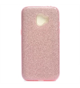 Samsung Galaxy J2 Pro 2018 Uyumlu Kılıf Zore Shining Silikon (Pembe)