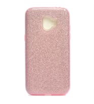 Samsung Galaxy J2 Pro 2018 Uyumlu Kılıf Zore Shining Silikon (Pembe)